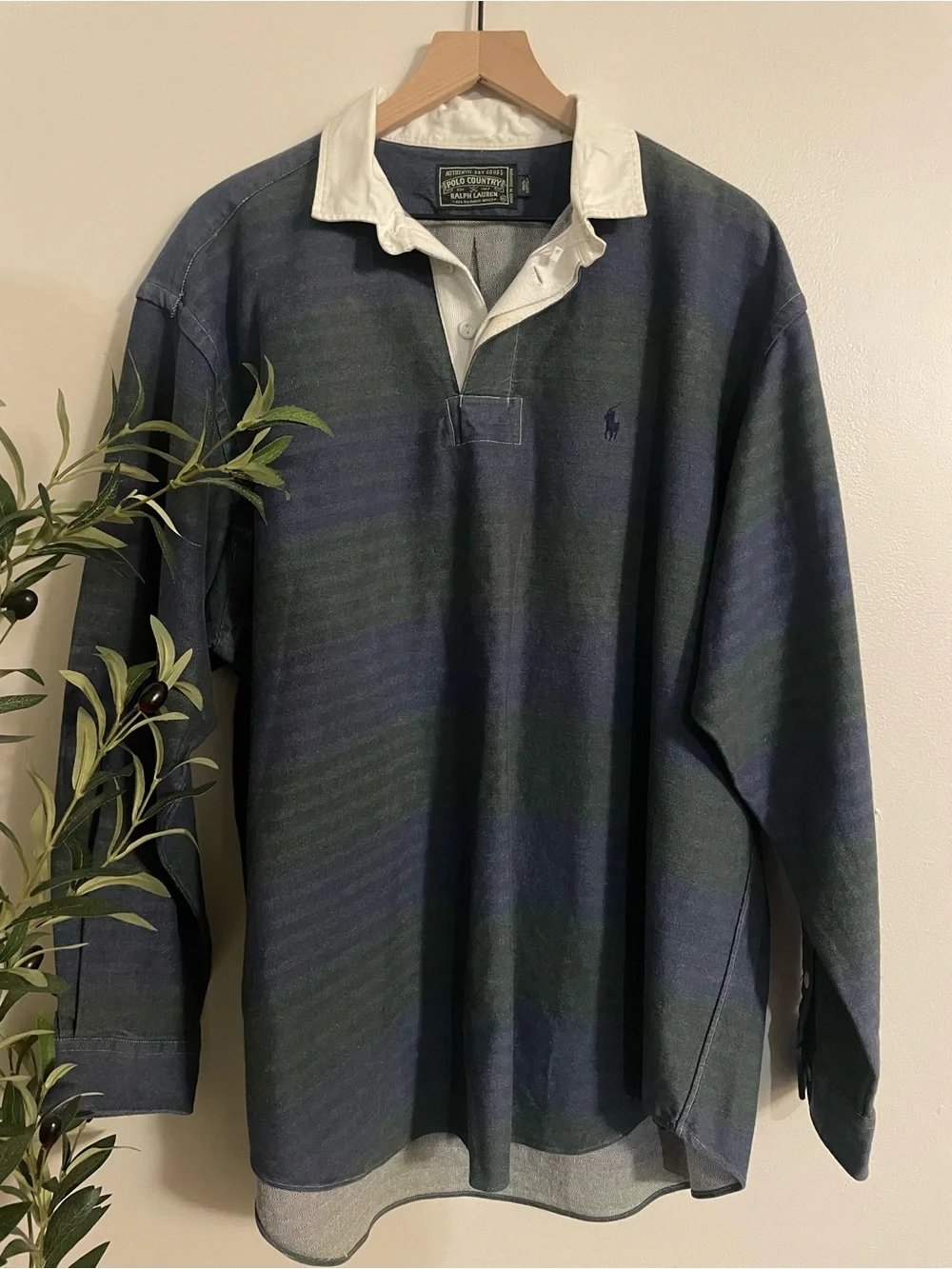 Vintage Ralph Lauren Polo Country Long Sleeve Rugby Polo